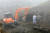 탐나라공화국은 2014년 2월 첫 삽을 떴다. 사진은 그해 7월 땅을 팔 때 장면이다. 손민호 기자