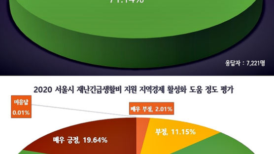 “재난긴급생활비 도움 됐다”…서울시민 10명중 9명 응답