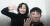 서울 노원구 청원고등학교 비대면 졸업식에서 어머니 김미경 씨와 지원이가 선생님들과 친구들에게 감사의 인사를 전하는 모습. 사진 개인 제공 영상 캡처