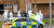 영국 경찰이 제임스 기본스가 참변을 당한 현장에서 수사를 벌이고 있다. [페이스북 캡처]