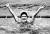 고(故) 조오련 선수가 지난 1974년 제7회 테헤란 아시안게임 수영 자유형 1500m에서 우승한 후 환호하는 모습. 연합뉴스
