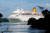 코로나19가 발병하기 전 세이셸의 빅토리아 항으로 입항하는 유럽의 크루즈선.[로이터=연합뉴스]