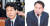문재인 정부 국정상황실장 윤건영(왼쪽) 민주당 의원과 노무현 정부 국정상황실장 이광재 의원