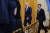 바이든 미국 대통령과 문재인 대통령이 한·미 정상회담에 참석하고 있다. [AP=연합뉴스]