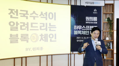 원희룡 “코인 100만원 어치 샀다가 나흘만에 80만원됐다···20만원 날려”