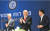 왼쪽부터 바르니아 신임 국장, 베냐민 네타냐후 총리, 요시 코헨 국장. [타임스오브이스라엘 홈페이지 캡처]