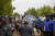 25일(현지시간) 말리 군부 실력자가 과도정부 대통령과 총리를 해임하자, 시민들이 반정부시위에 나섰다. AP=연합뉴스