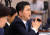 2019년 9월 6일 서울 여의도 국회에서 열린 조국 법무부장관 후보자 청문회에서 김종민 더불어민주당 의원이 질의하고 있다. 
