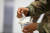캠프 험프리스 내 브라이언올굿 병원이 자체 페이스북 계정에 올린 사진. 주한미군이 지난 3월 9일 도착한 얀센 첫 물량을 살피는 모습. 연합뉴스
