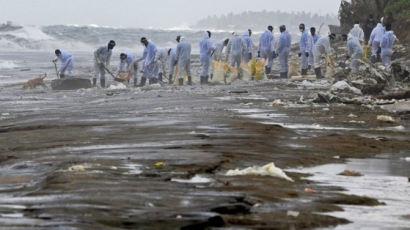 [영상]플라스틱 알갱이가 뒤덮었다 스리랑카 해변의 악몽