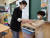 코로나19로 인해 방역에 쓰는 시간이 많이 늘어났다. 등교한 학생에게 손 소독제를 나눠주고 있는 박성윤 선생님의 모습.