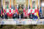 G7 재무장관이 지난 4일(현지시간) 영국 런던에서 회의하고 있다. 이들은 글로벌 법인세율을 최소한 15%로 정하기로 합의했다. 가운데는 리시 수낙 영국 재무장관. [AP=연합뉴스]