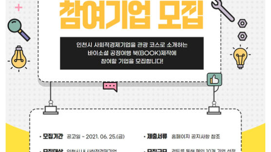 인천관광공사-인천시사회적경제지원센터 ‘바이소셜 공정여행’프로그램 개발 추진