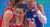 세르비아 배구 선수 산자 주르디예비치가 지난 1일 태국 대표팀과의 경기 중 양 눈을 찢는 모습이 카메라에 포착됐다. 사진 트위터 캡처