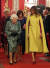 멜라니아 트럼프 여사가 2019년 영국을 방문해 엘리자베스 2세 여왕(왼쪽)과 만나고 있다. EPA=연합뉴스