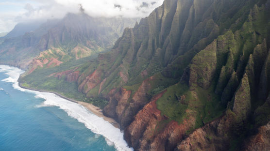 [한 컷 세계여행] 수천겹 협곡, 500만년 전 하와이의 속살 
