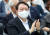 윤석열 전 검찰총장이 지난 9일 서울 중구 남산예장공원 개장식에서 박수를 치고 있다. 뉴스1