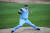 Toronto Blue Jays starting pitcher Hyun Jin Ryu, of South Korea, throws against the Chicago White Sox during the first inning of a baseball game in Chicago, Thursday, June 10, 2021. (AP Photo/Nam Y. Huh)  〈저작권자(c) 연합뉴스, 무단 전재-재배포 금지〉