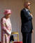 13일 만난 바이든 대통령과 엘리자베스 2세 영국 여왕. [로이터=연합뉴스]