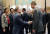 2019년 10월 24일 문재인 대통령이 국빈방한한 펠리페 6세 스페인 국왕과 ‘한-스페인 비즈니스 포럼’에 참석한 뒤 작별 인사를 하고 있다. 청와대사진기자단