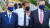 11~13일 영국 콘월에서 열린 G7 정상회의에서 마크롱 프랑스 대통령(가운데)과 나란히 걸어가는 스가 총리(왼쪽). [사진 일본 총리관저 인스타그램 동영상 캡처]