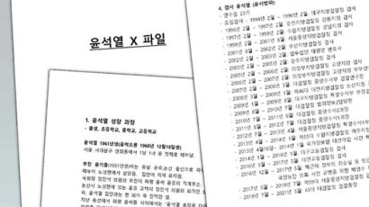"X파일 거리낄게 없다"던 윤석열…"법적 대응은 계획 없어"