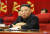 지난 18일 폐회한 노동당 전원회의에 참석한 김정은 국무위원장. 이전보다 살이 빠진 모습이다. [조선중앙통신]