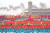 1일 베이징 천안문 광장에서 열린 중국공산당 창당 100주년 기념식이 끝나자 천안문 광장에 오색 풍선이 날아오르고 있다. [신화=연합뉴스]