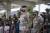 폴 라캐머러 한미연합사령관 겸 주한미군 사령관이 2일 오전 평택 캠프 험프리스 바커필드에서 열린 이취임식에서 경례를 하고있다. 사진공동취재단
