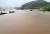 6 일 오전 전남 진도군 진도읍 농경지가 밤새 쏟아진 폭우로 침수돼 있다. [연합뉴스]