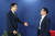 김한메(오른쪽) 사세행 대표와 이종배 법세련 대표가 1일 오후 중앙일보 서울 상암동 본사에서 처음 만나 대담을 나눴다. 장진영 기자