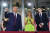 도널드 트럼프 전 대통령과 멜라니아, 배런 트럼프가 지난해 8월 27일 워싱턴에서 열린 공화당 전당대회에 참석한 모습. AP=연합뉴스