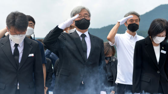 최재형의 거수경례, 신속인선…"디테일서 윤석열과 차별화"