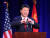 시진핑(習近平) 중국 국가주석이 2015년 9월 22일 미국 시애틀에서 워싱턴주 정부와 우호단체가 공동 주최한 환영만찬에서 연설하고 있다. ⓒ신화통신