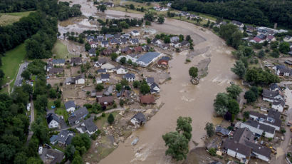 독일·벨기에 삼킨 '죽음의 홍수'···사망자 120명 넘었다