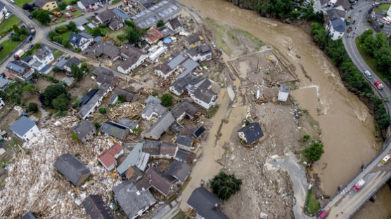 독일·벨기에 삼킨 대홍수, 사망자 180명 넘었다