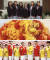 중국 SNS에 올라온 과거 중국 올림픽 대표단 단복을 토마토달걀볶음에 비유해 만든 밈. [웨이보 캡처]