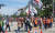 21일 오후 민주노총 조합원들이 세종시에서 집회를 벌이고 있다. 신진호 기자