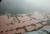 22일(현지시간) 인 마하라슈트라주 침수 피해를 입은 라트나기리 지구. 사진은 헬기를 탄 인도 해군이 촬영했다. [EPA=연합뉴스]