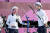 양궁 국가대표 김제덕이 24일 열린 도쿄올림픽 양궁 혼성전 결승에서 파이팅을 외치고 있다. [연합뉴스] 