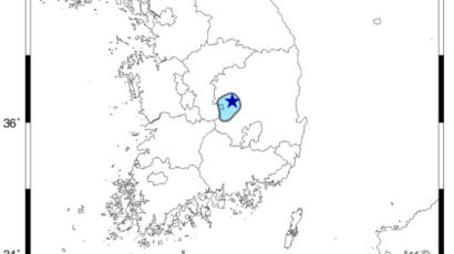 경북 상주 규모 2.2 지진 발생…경북 등서 흔들림 나타나