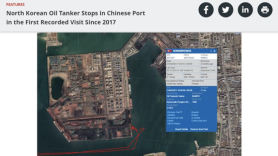 대담해진 北유조선 제재가 안 무섭다…중국 항구에 공개 정박