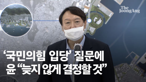 최재형 고향 PK 찾은 尹···부산서 野의원들과 '대선' 마셨다