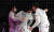 도쿄올림픽 남자 사브르 단체전 금메달을 딴 김준호, 구본길, 김정환, 오상욱(왼쪽부터) [지바=올림픽사진공동취재단]