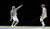 28일 일본 지바의 마쿠하리 메세에서 열린 도쿄올림픽 펜싱 남자 사브르 단체전 대한민국 대 독일 4강전. 한국 오상욱이 독일 막스 하르퉁을 상대로 득점하고 있다. 연합뉴스
