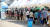 지난 27일 오전 서울 중구 서울역광장에 마련된 코로나19 임시선별진료소에서 시민이 검사를 기다리고 있다. 뉴스1  
