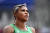  31일 금지약물 복용이 적발돼 도쿄올림픽에서 퇴출당한 나이지리아 오카그바레. [APF=연합뉴스]