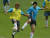 2002년.6월. 월드컵 기간 중 대표팀이 대전에서 훈련하는 모습. 여효진이 이천수와 경합하고 있다. 중앙포토
