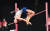 우상혁이 1일 일본 도쿄 올림픽스타디움에서 열린 도쿄올림픽 육상 남자 높이뛰기 결선에 출전해 2.39m를 시도하고 있다. 도쿄=올림픽사진공동취재단