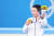 2일 일본 아리아케 체조경기장에서 열린 2020 도쿄올림픽 체조 남자 도마 결승에서 신재환이 시상식에서 금메달을 들어보이고 있다. 2021.08.02 도쿄=올림픽사진공동취재단T